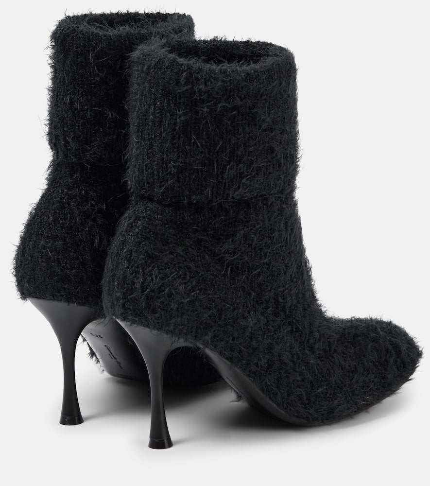 Gianvito Rossi 85 knitted bootie