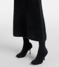 Gianvito Rossi 85 knitted bootie