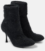 Gianvito Rossi 85 knitted bootie
