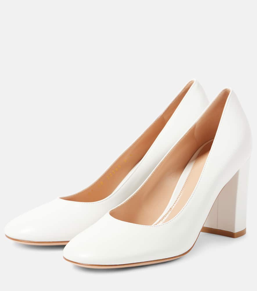 Gianvito Rossi 85 leather pumps