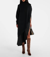 Gianvito Rossi 85 leopard-print velvet knee-high boots