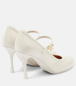 Gianvito Rossi 85 patent leather Mary Jane pumps