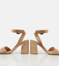 Gianvito Rossi 85 suede espadrille sandals