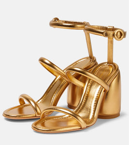 Gianvito Rossi Adrie metallic leather sandals