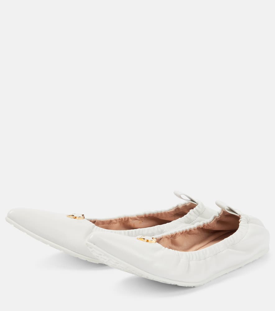 Gianvito Rossi Alina leather ballet flats