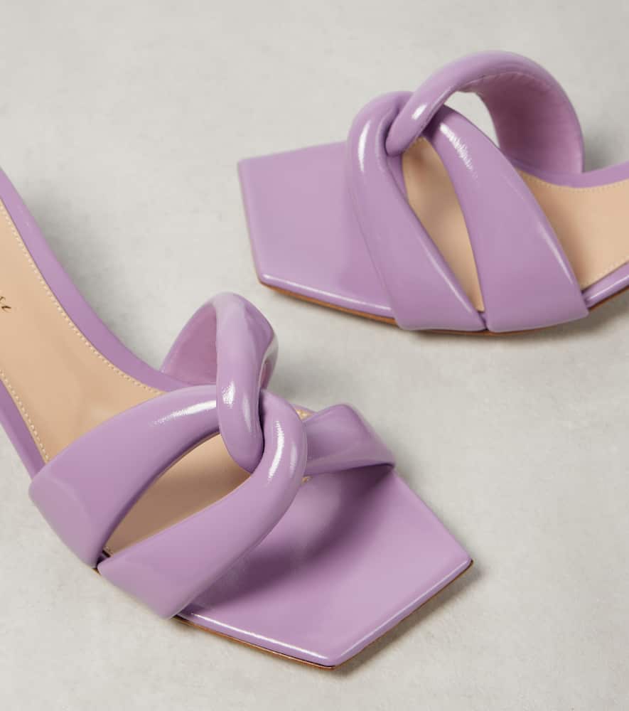 Gianvito Rossi Amour 55 patent leather mules