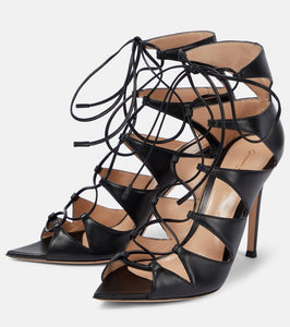 Gianvito Rossi Anjelica leather sandals