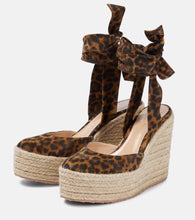 Gianvito Rossi Arenella suede espadrille wedges