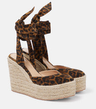 Gianvito Rossi Arenella suede espadrille wedges