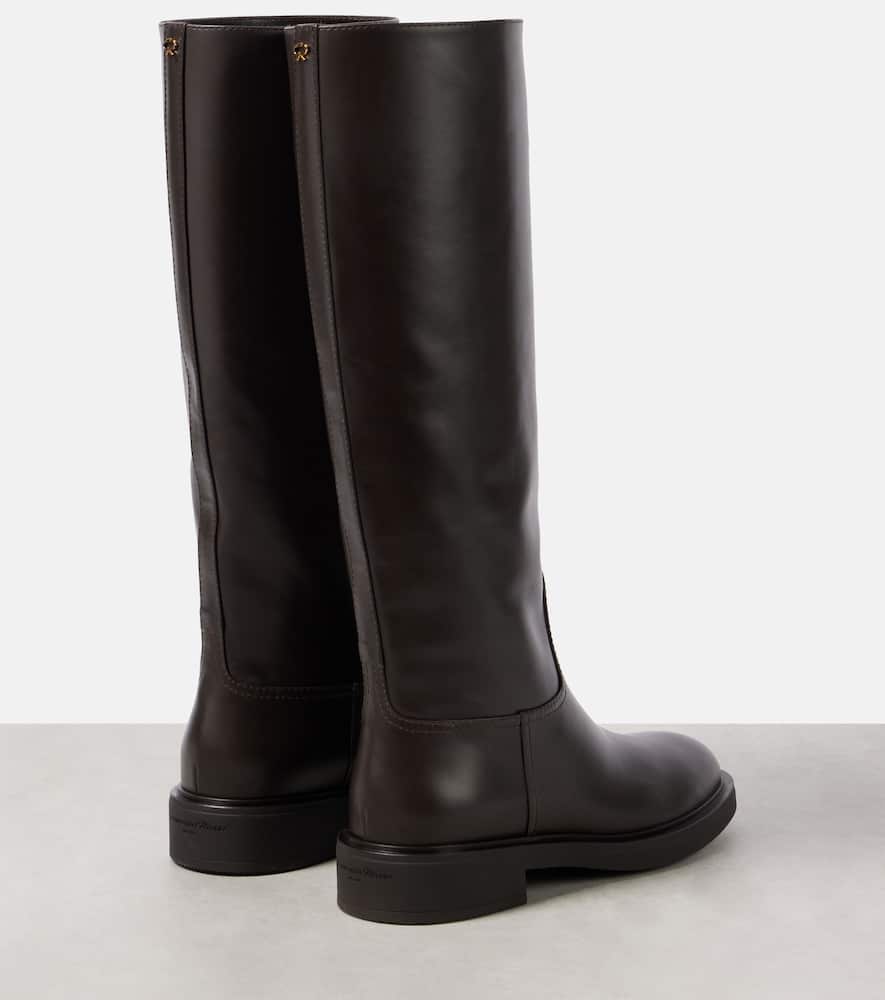 Gianvito Rossi Ascott leather knee-high boots