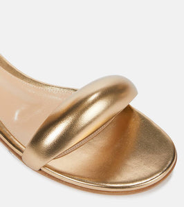 Gianvito Rossi Bijoux metallic leather sandals