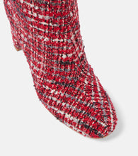Gianvito Rossi Bouclé knee-high boots