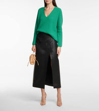 Gianvito Rossi Bree leather and PVC peep-toe pumps