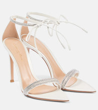 Gianvito Rossi Bridal Montecarlo 105 embellished leather sandals