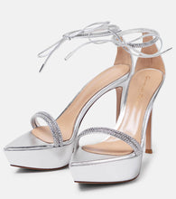 Gianvito Rossi Burma embellished leather platform sandals