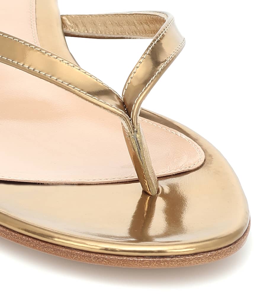 Gianvito Rossi Calypso leather thong sandals