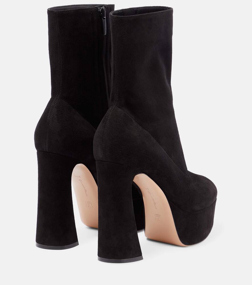 Gianvito Rossi Camnero sock-fit suede ankle boots