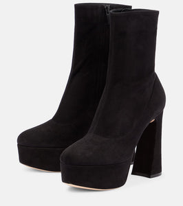 Gianvito Rossi Camnero sock-fit suede ankle boots