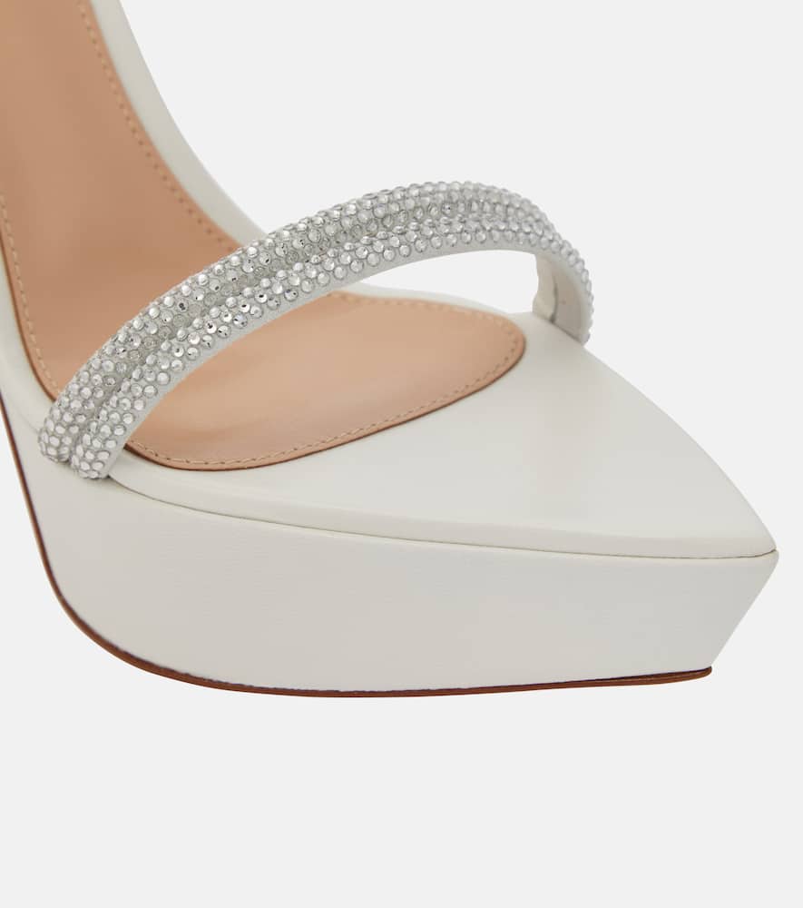 Gianvito Rossi Cannes leather platform sandals