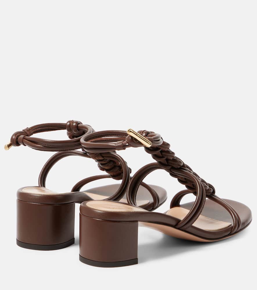 Gianvito Rossi Capua 45 leather sandals