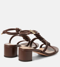 Gianvito Rossi Capua 45 leather sandals