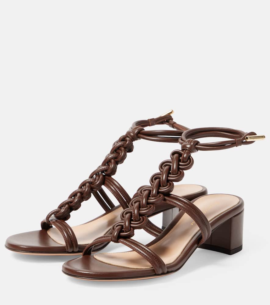 Gianvito Rossi Capua 45 leather sandals