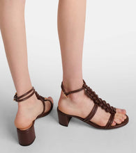 Gianvito Rossi Capua 45 leather sandals