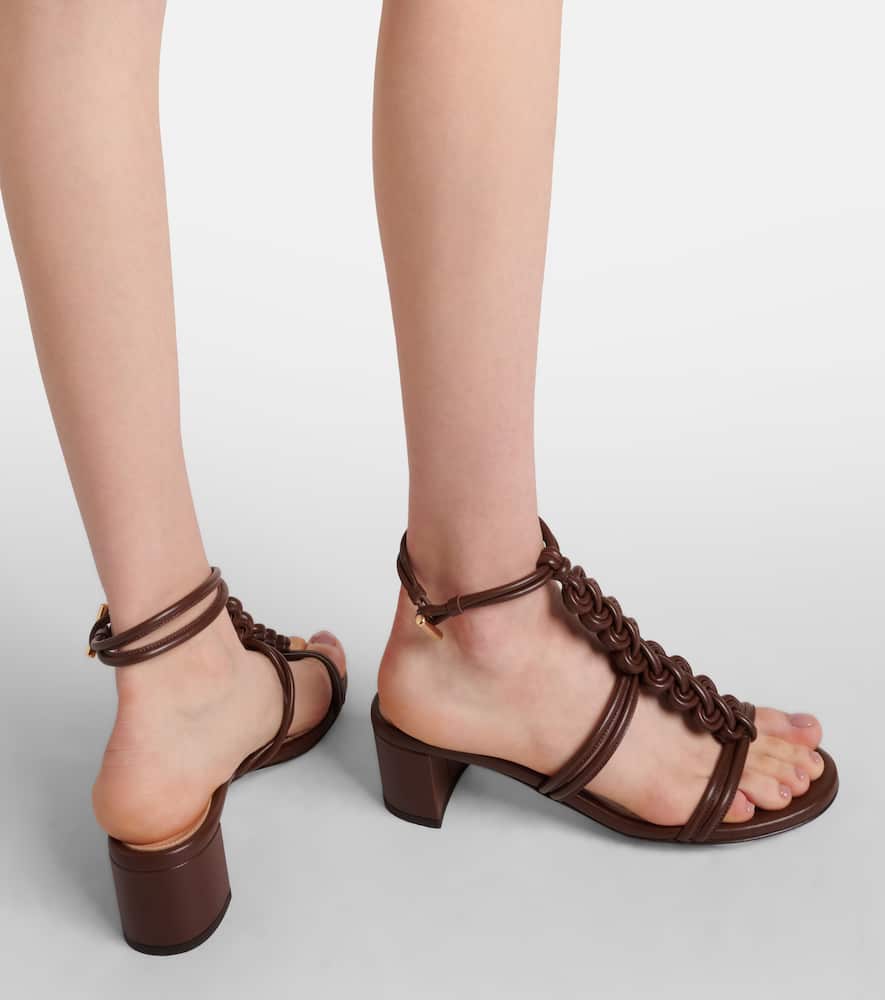 Gianvito Rossi Capua 45 leather sandals