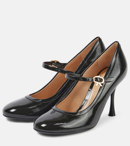 Gianvito Rossi Carla 85 patent leather Mary Jane pumps