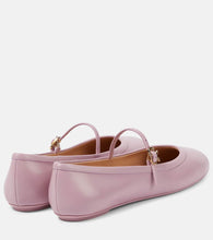 Gianvito Rossi Carla leather Mary Jane flats