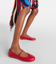Gianvito Rossi Carla leather Mary Jane flats