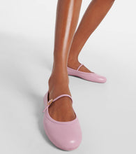 Gianvito Rossi Carla leather Mary Jane flats