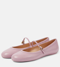 Gianvito Rossi Carla leather Mary Jane flats