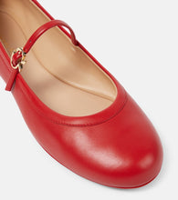 Gianvito Rossi Carla leather Mary Jane flats