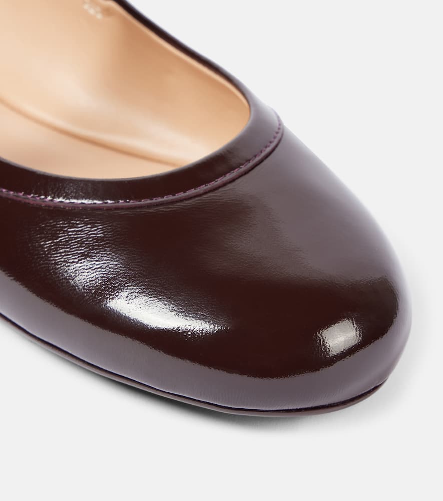 Gianvito Rossi Carla patent leather ballet flats