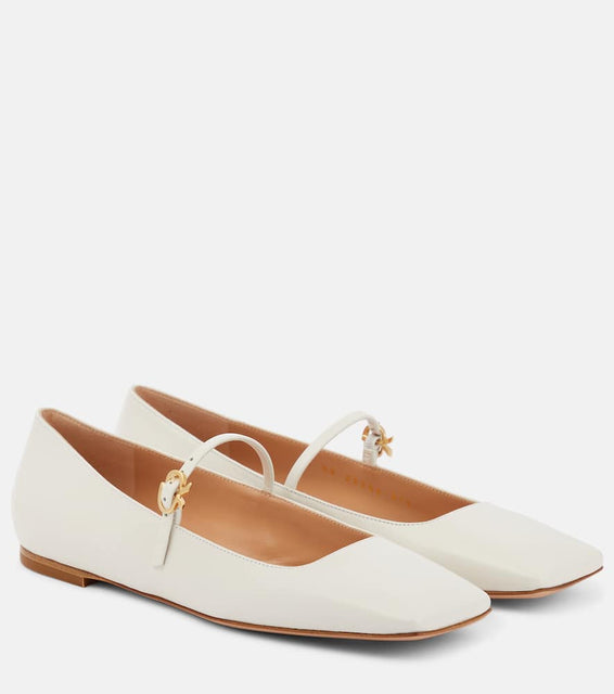 Gianvito Rossi Christina 05 leather ballet flats