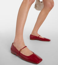 Gianvito Rossi Christina patent leather Mary Jane flats