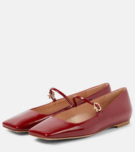 Gianvito Rossi Christina patent leather Mary Jane flats
