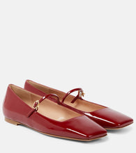 Gianvito Rossi Christina patent leather Mary Jane flats - Gianvito Rossi Christina 漆皮玛丽珍平底鞋
