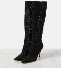 Gianvito Rossi Claudia 85 lace knee-high boots