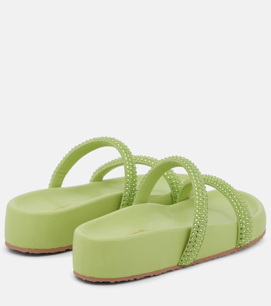 Gianvito Rossi Croisette embellished leather sandals