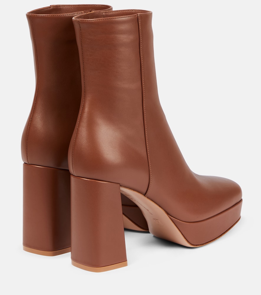 Gianvito Rossi Daisen leather ankle boots