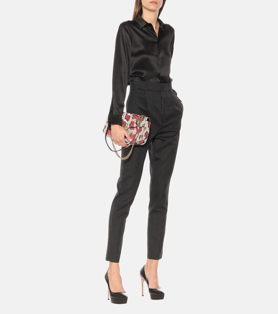 Gianvito Rossi Dasha leather platform pumps