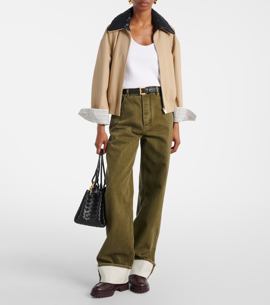 Gianvito Rossi Davis leather penny loafers