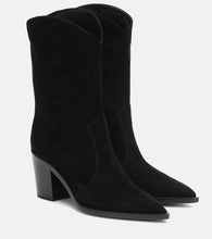 Gianvito Rossi Denver suede ankle boots