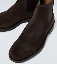 Gianvito Rossi Douglas suede chelsea boots