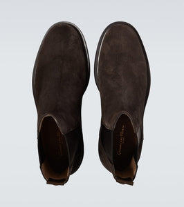 Gianvito Rossi Douglas suede chelsea boots