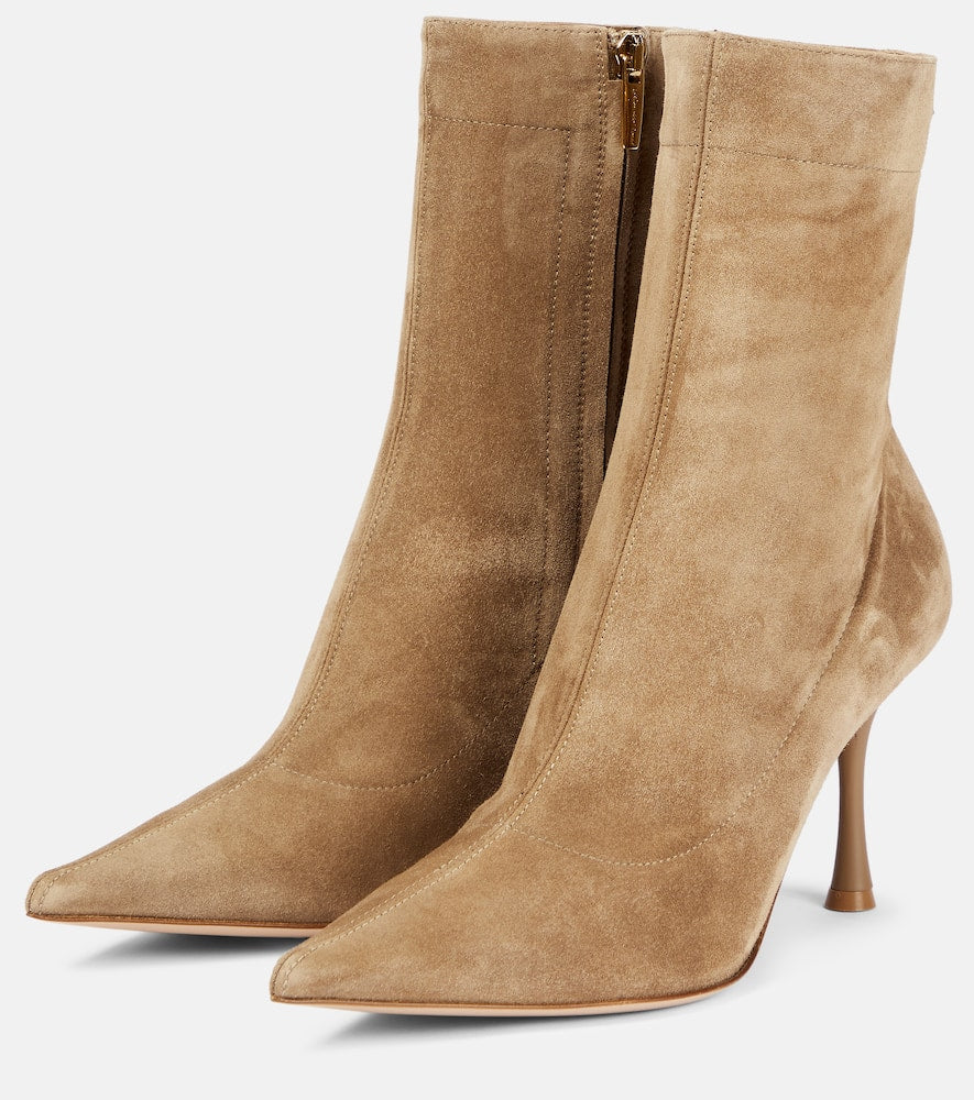 Gianvito Rossi Dunn suede ankle boots
