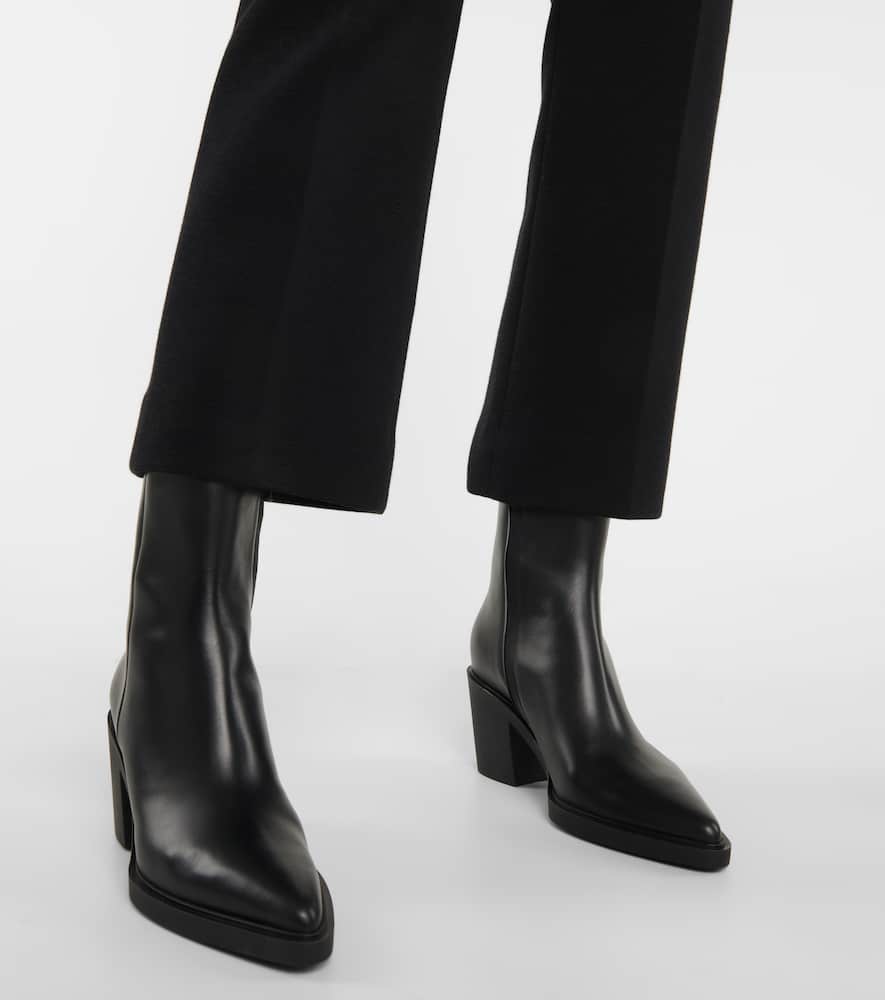 Gianvito Rossi Dylan leather ankle boots