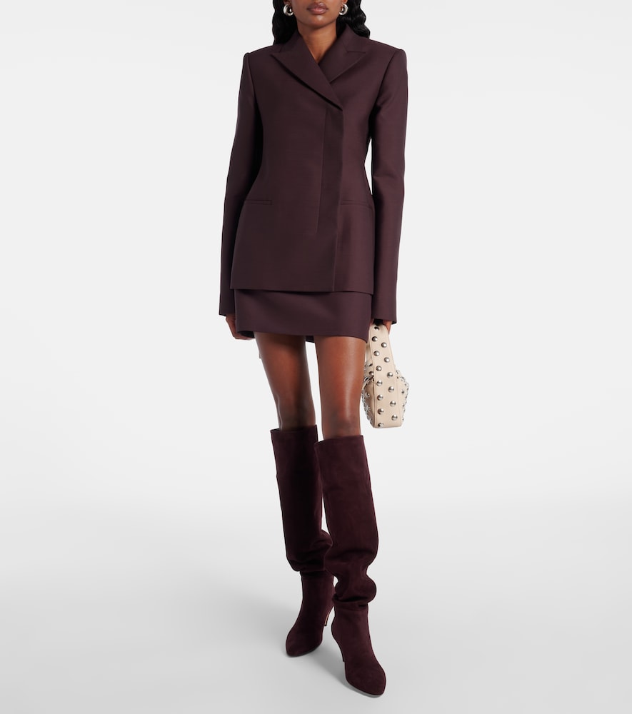 Gianvito Rossi Elise suede knee-high boots